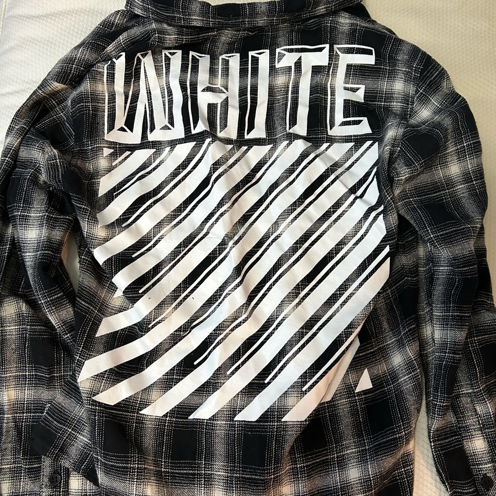 Off White Flannel - c/o Virgil Abloh
